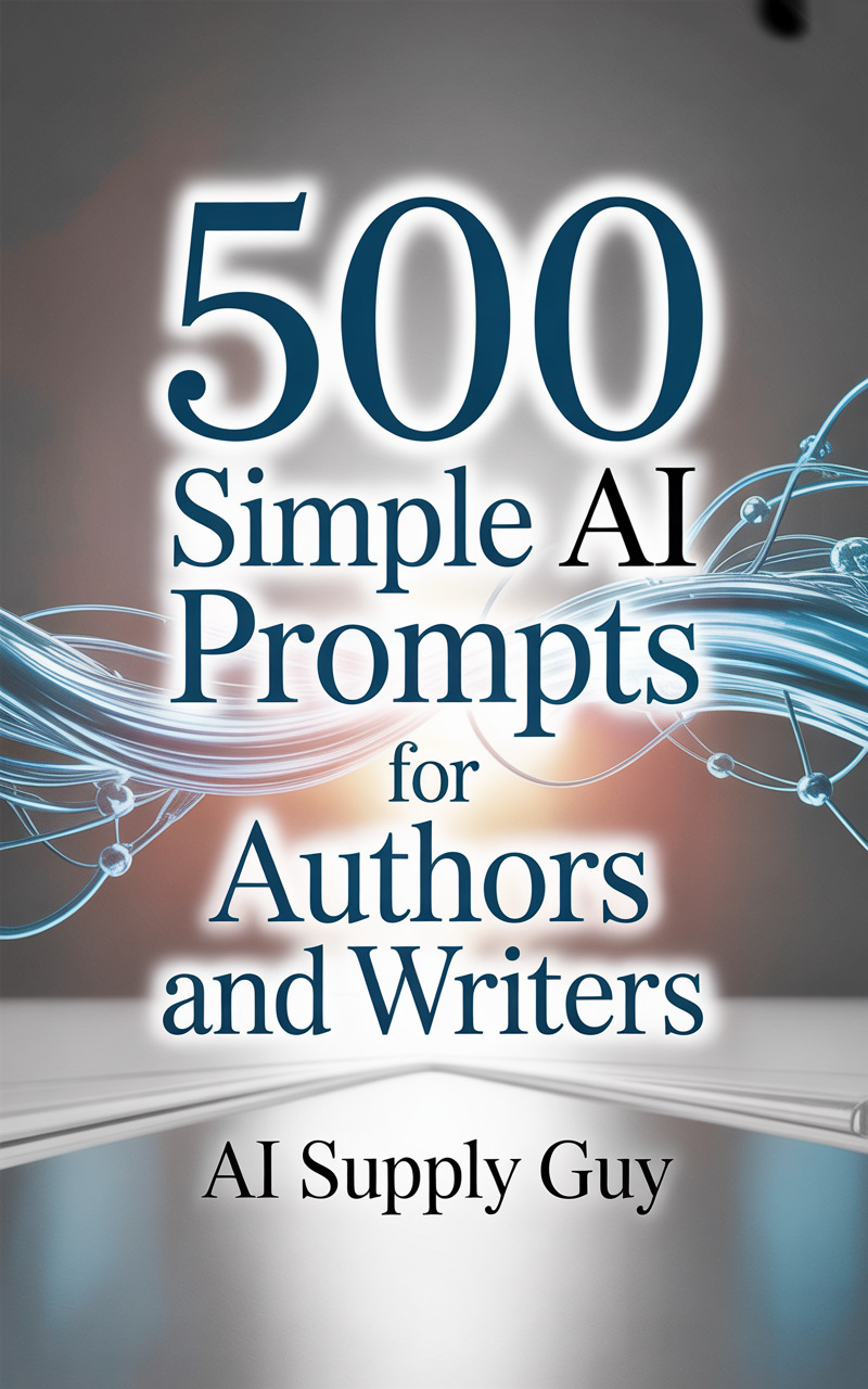 500 Simple AI Prompts for Authors and Writers