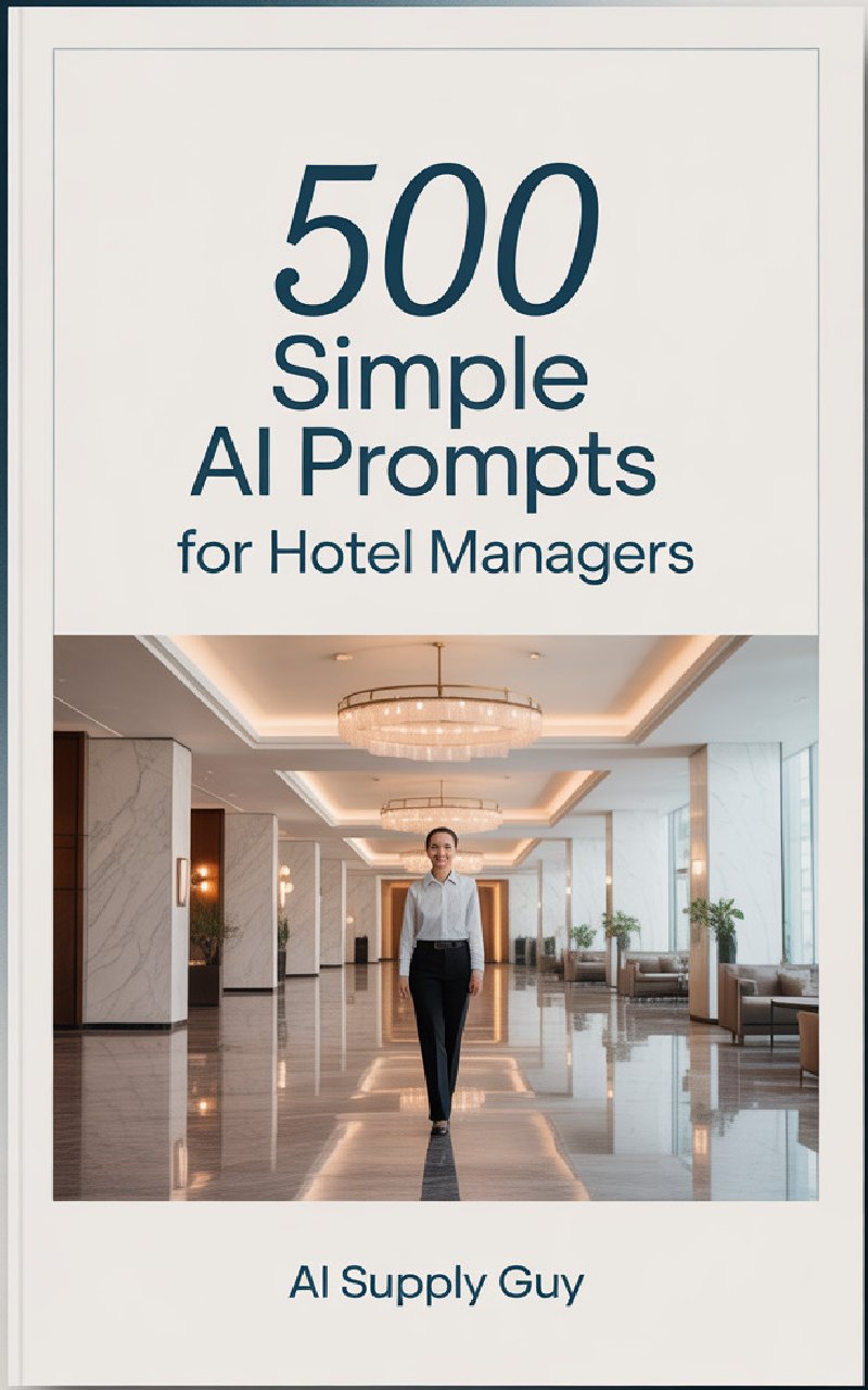 500 Simple AI Prompts for Hotel Managers